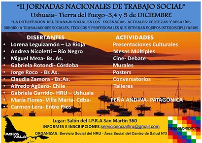 II JORNADAS NACIONALES DE TRABAJO SOCIAL